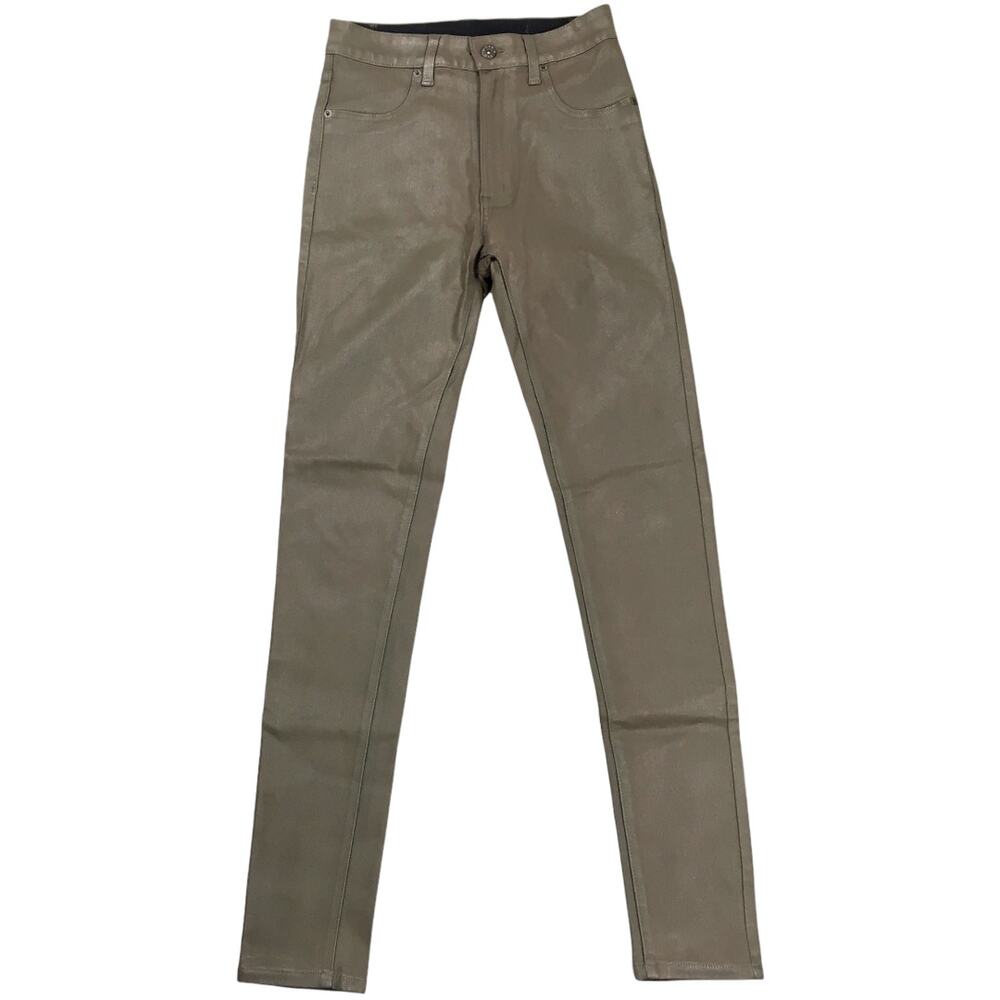 Carmar Jeans High Rise Skinny Stretch Coated Wax Casual Pants Women's 28 NEW‎
